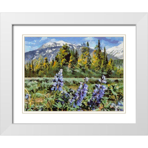 Great National Parks XV White Modern Wood Framed Art Print with Double Matting by Medeiros, Celito