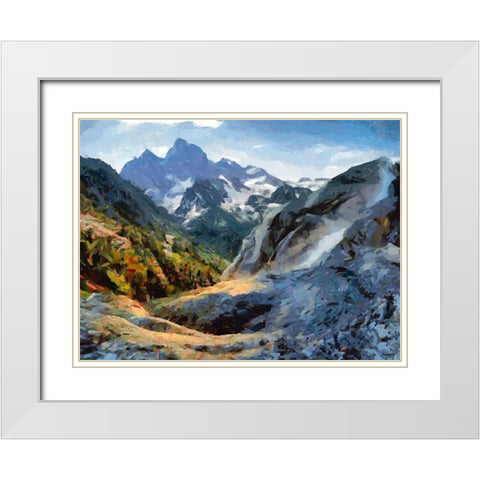 Great National Parks XVI White Modern Wood Framed Art Print with Double Matting by Medeiros, Celito