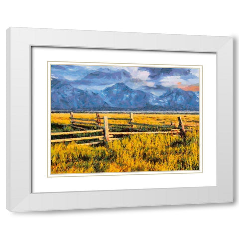 Great National Parks XVII White Modern Wood Framed Art Print with Double Matting by Medeiros, Celito