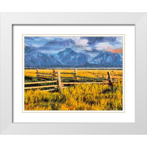 Great National Parks XVII White Modern Wood Framed Art Print with Double Matting by Medeiros, Celito
