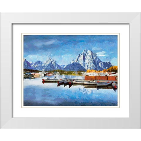 Great National Parks XX White Modern Wood Framed Art Print with Double Matting by Medeiros, Celito