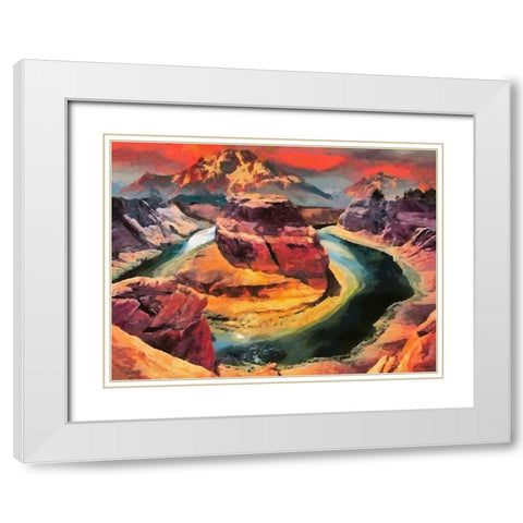 Great National Parks XXI White Modern Wood Framed Art Print with Double Matting by Medeiros, Celito