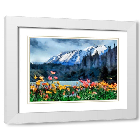Great National Parks XXII White Modern Wood Framed Art Print with Double Matting by Medeiros, Celito