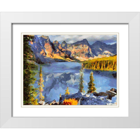 Great National Parks XXV White Modern Wood Framed Art Print with Double Matting by Medeiros, Celito
