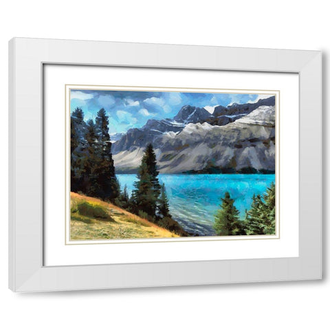 Great National Parks XXX White Modern Wood Framed Art Print with Double Matting by Medeiros, Celito