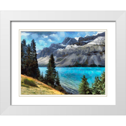 Great National Parks XXX White Modern Wood Framed Art Print with Double Matting by Medeiros, Celito