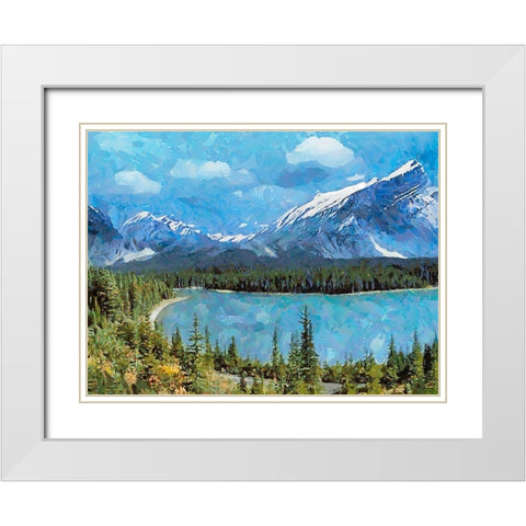 Great National Parks XXXII White Modern Wood Framed Art Print with Double Matting by Medeiros, Celito