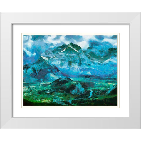 Great National Parks XXXIII White Modern Wood Framed Art Print with Double Matting by Medeiros, Celito