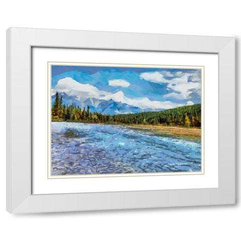 Great National Parks XXXIV White Modern Wood Framed Art Print with Double Matting by Medeiros, Celito