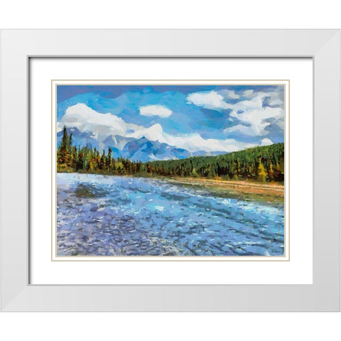 Great National Parks XXXIV White Modern Wood Framed Art Print with Double Matting by Medeiros, Celito