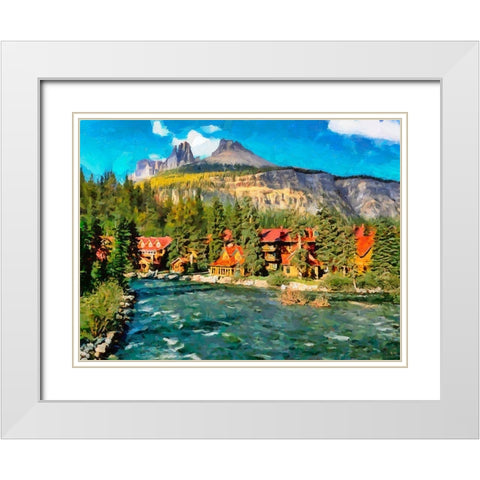 Great National Parks XXXV White Modern Wood Framed Art Print with Double Matting by Medeiros, Celito