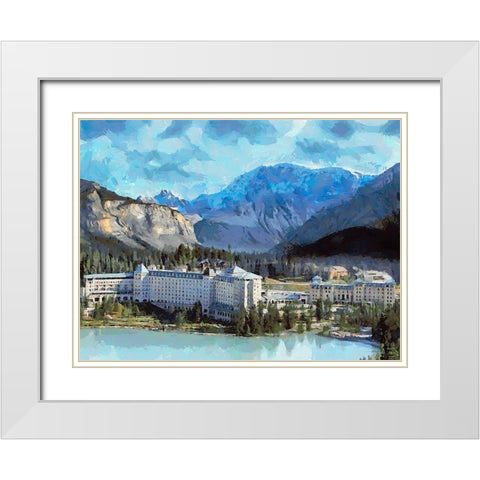 Great National Parks XXXVII White Modern Wood Framed Art Print with Double Matting by Medeiros, Celito