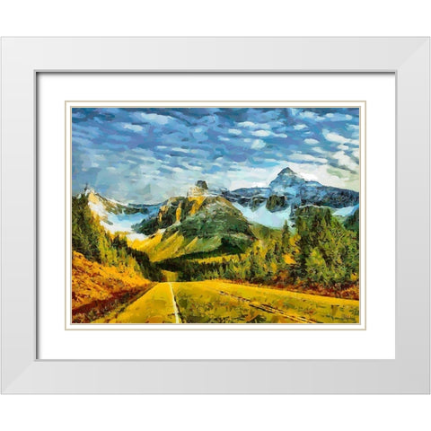 Great National Parks XXXIX White Modern Wood Framed Art Print with Double Matting by Medeiros, Celito