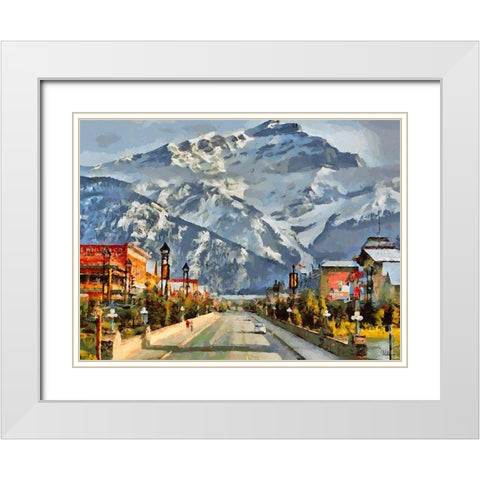 Great National Parks XLI White Modern Wood Framed Art Print with Double Matting by Medeiros, Celito