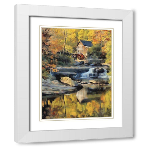 Mill Collection III White Modern Wood Framed Art Print with Double Matting by Medeiros, Celito
