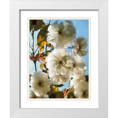 I like Flowers X White Modern Wood Framed Art Print with Double Matting by Medeiros, Celito