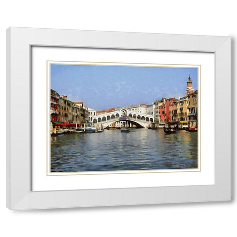 Travel Destination around the World III White Modern Wood Framed Art Print with Double Matting by Medeiros, Celito