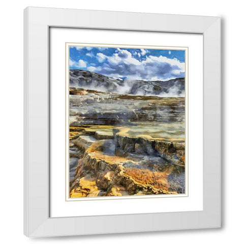 Travel Destination around the World XXV White Modern Wood Framed Art Print with Double Matting by Medeiros, Celito