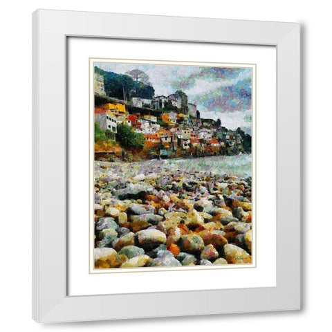 Atmosphere in Southern Cities XXIV White Modern Wood Framed Art Print with Double Matting by Medeiros, Celito