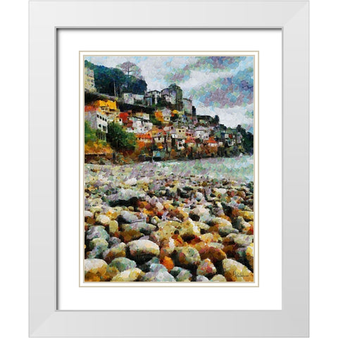 Atmosphere in Southern Cities XXIV White Modern Wood Framed Art Print with Double Matting by Medeiros, Celito