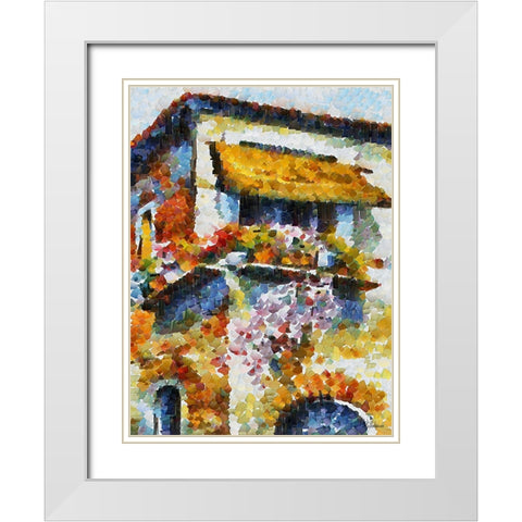 Atmosphere in Southern Cities XXXIV White Modern Wood Framed Art Print with Double Matting by Medeiros, Celito