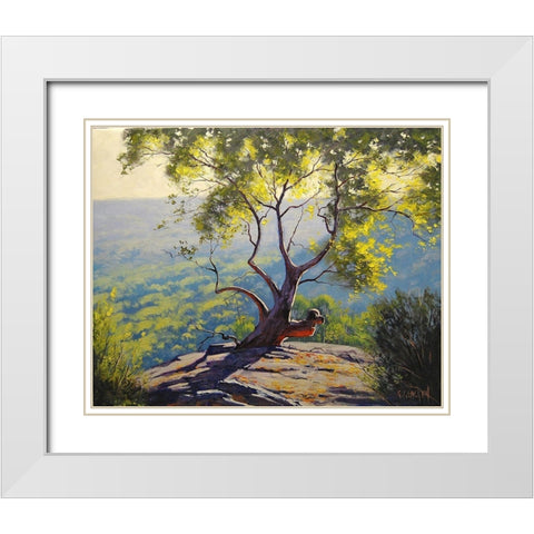 Blood Gum White Modern Wood Framed Art Print with Double Matting by Gercken, Graham