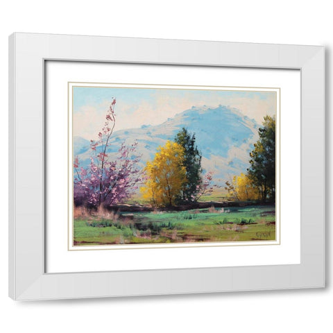 Apring Australia  White Modern Wood Framed Art Print with Double Matting by Gercken, Graham