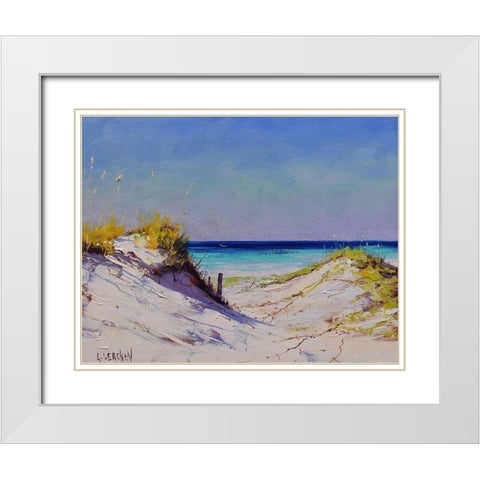 Dune Colours White Modern Wood Framed Art Print with Double Matting by Gercken, Graham