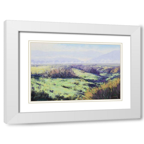Winter Sofala White Modern Wood Framed Art Print with Double Matting by Gercken, Graham