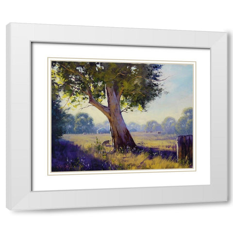 Prints of Farms White Modern Wood Framed Art Print with Double Matting by Gercken, Graham