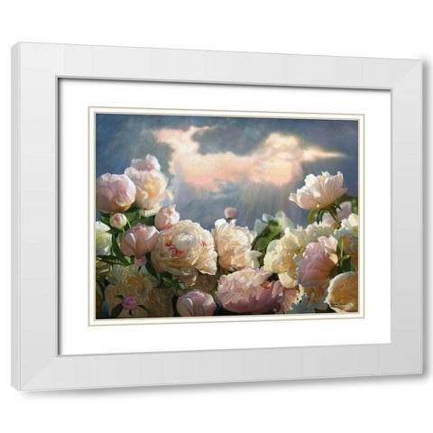 To the Light White Modern Wood Framed Art Print with Double Matting by Kopania, Zbigniew