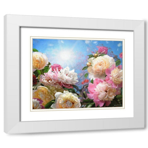 Towards the Sun White Modern Wood Framed Art Print with Double Matting by Kopania, Zbigniew