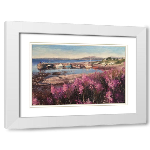 Scotland Landscape IV White Modern Wood Framed Art Print with Double Matting by Strube, Ling
