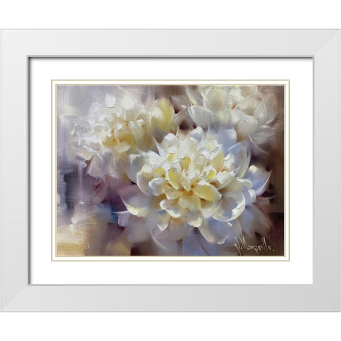 Rays of the Sun White Modern Wood Framed Art Print with Double Matting by Singatullin, Marsel