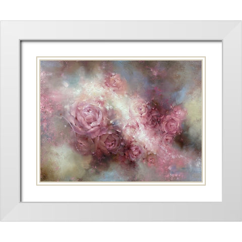 The Birth of Color White Modern Wood Framed Art Print with Double Matting by Singatullin, Marsel