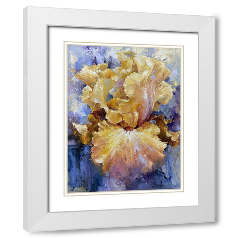 Sun Dance White Modern Wood Framed Art Print with Double Matting by Singatullin, Marsel