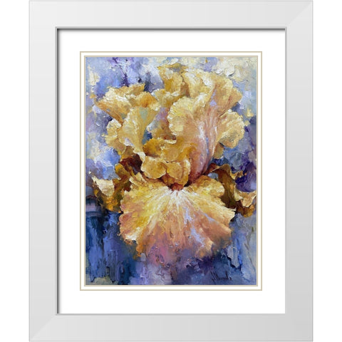 Sun Dance White Modern Wood Framed Art Print with Double Matting by Singatullin, Marsel