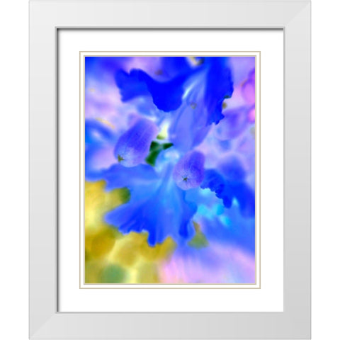 Lacy Edges White Modern Wood Framed Art Print with Double Matting by Grayscale