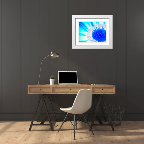 Natural Glow III White Modern Wood Framed Art Print with Double Matting by Grayscale