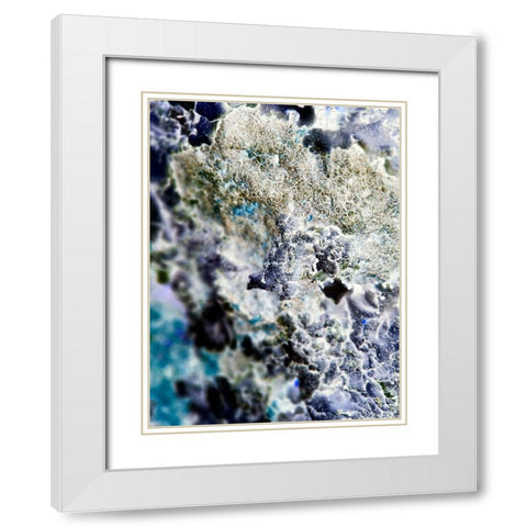 Texture Group II White Modern Wood Framed Art Print with Double Matting by Grayscale