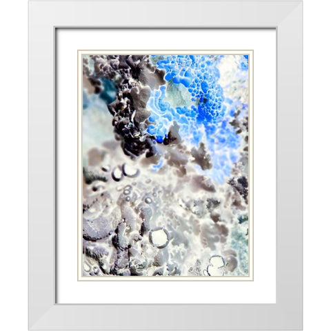 Texture Group III White Modern Wood Framed Art Print with Double Matting by Grayscale