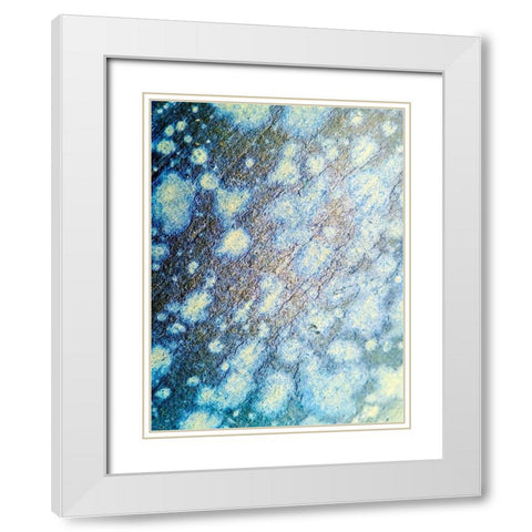 Oxidized Stone White Modern Wood Framed Art Print with Double Matting by Grayscale