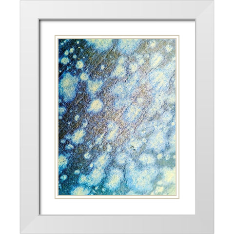 Oxidized Stone White Modern Wood Framed Art Print with Double Matting by Grayscale