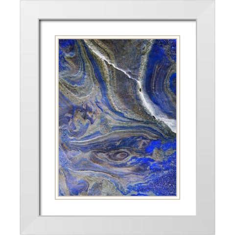 Inverted Sand II White Modern Wood Framed Art Print with Double Matting by Grayscale