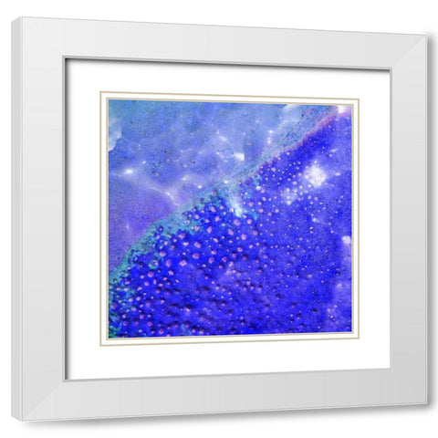 BioRidge II White Modern Wood Framed Art Print with Double Matting by Grayscale