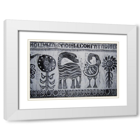 OtomÃ© White Modern Wood Framed Art Print with Double Matting by Grayscale
