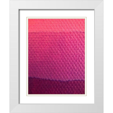Canvas Closeup VII White Modern Wood Framed Art Print with Double Matting by Grayscale
