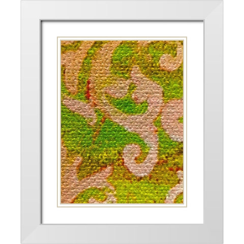 Canvas Closeup VIII White Modern Wood Framed Art Print with Double Matting by Grayscale