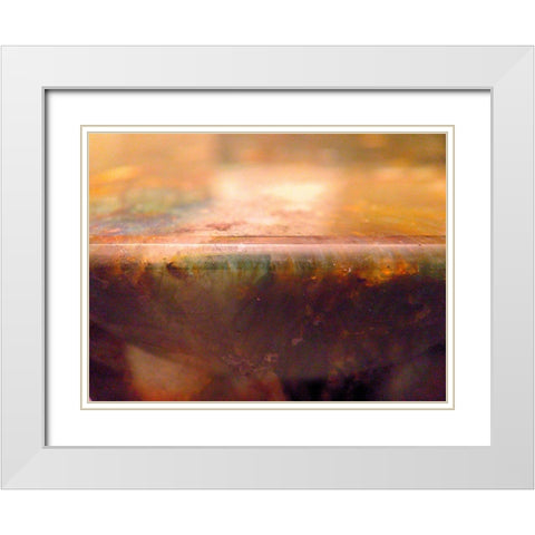 Stone Edge I White Modern Wood Framed Art Print with Double Matting by Grayscale