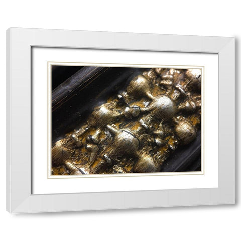 Frame Pic I White Modern Wood Framed Art Print with Double Matting by Grayscale